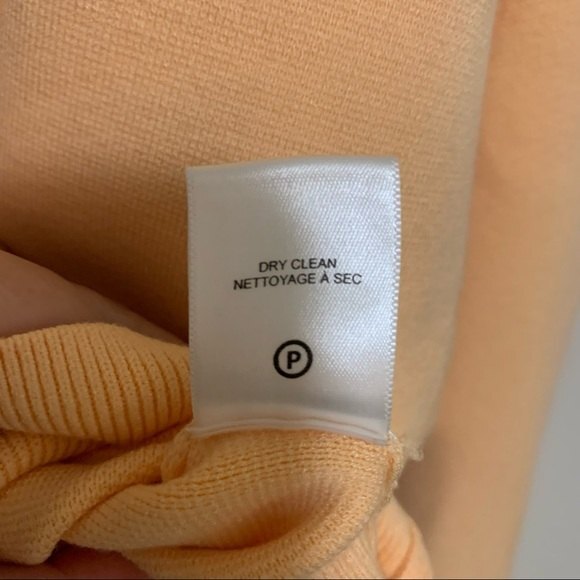 A.L.C. Peter ll Cropped Cardigan Light Orange Button Front Stretch M - Picture 5 of 7